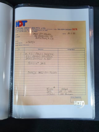 1985 Brock VK HDT Calais Director