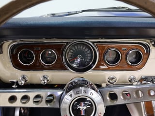 1965 Ford Mustang Convertible 302ci - Estoril Blue Metallic 