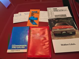 1987 Holden VL Calais Turbo - Venetian Red …