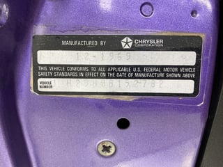 1970 Dodge Challenger 340 V8