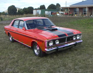 1971 XY GT Falcon Vermillion Fire