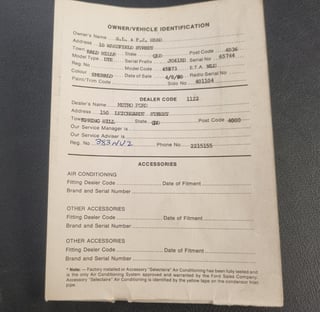 1980 XD Ford Falcon S Pac Utility