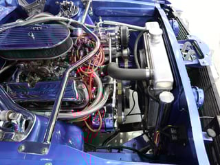 1965 Ford Mustang Convertible 302ci - Estoril Blue Metallic 