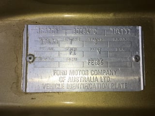 1986 XF Fairmont Ghia