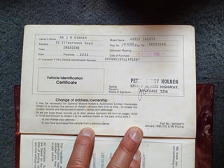 1990 VN Calais Series II - 5.0 Litre V8 5 Speed Manual