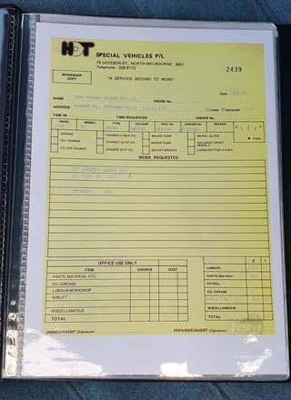1984 VK HDT Commodore LM5000 Build No.1331