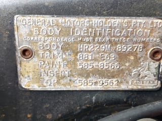 1967 Holden HR Special Station Wagon