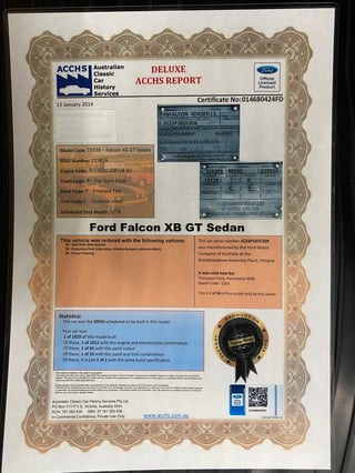 1974 Ford Falcon XB GT Sedan - Emerald Fire