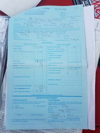 1995 Holden Apollo GS