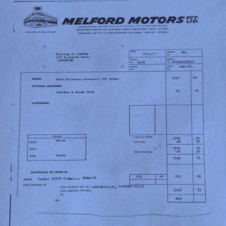 1971 XY Ford Fairmont - Ultra White