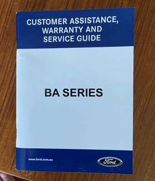 2003 Ford BA Fairlane G220 5.4L V8 - 25,627 km
