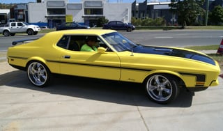 1972 Mustang 2 door hardtop Show car