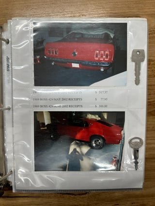 1969 Ford Mustang BOSS 429 - Candy Apple Red