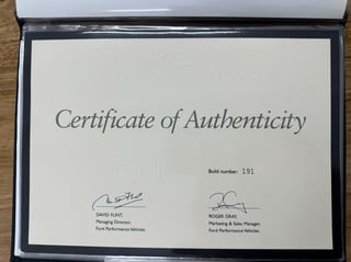 2003 FPV BA GT Build No 191 - Blueprint Metallic 25,973km