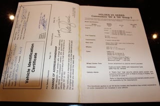 1985 VK HDT Group A Commodore Build No. 373 ( SOLD)