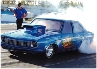 LX Torana full chassis Drag Car plus trailer