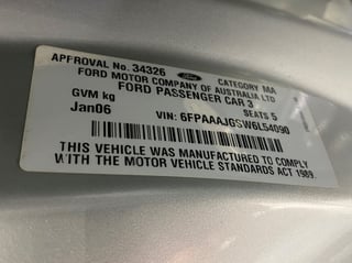 2006 Ford FPV BF Falcon GT