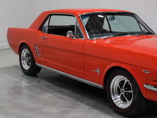 1966 Ford Mustang Coupe 289ci RHD - Signal Flare Red