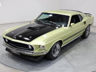 1969 Ford Mustang Mach 1 351 4V Windsor 4sp Man - Lime Gold