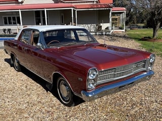 1971 ZD Fairlane 302 V8 - Bronze Wine