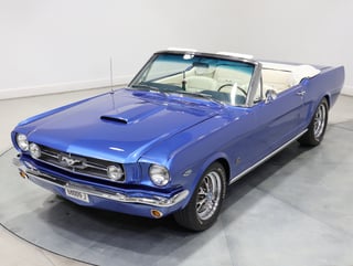1965 Ford Mustang Convertible 302ci - Estoril Blue Metallic 