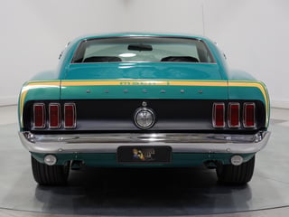 1969 Ford Mustang Mach 1 351ci Windsor - Silver Jade Metallic