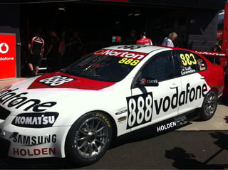 2010 Craig Lowndes 888 VE Commodore Race car