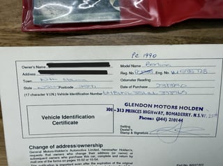 1989 HSV VN Commodore Wagon SV LE Build No 50 - Firethorn Red
