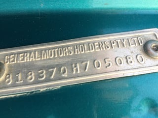 1971 HQ GTS Monaro 350 V8 4 speed manual