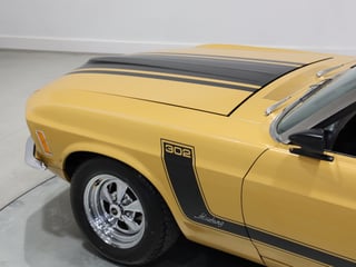 1970 Ford Mustang Convertible 302ci - Bright Gold 