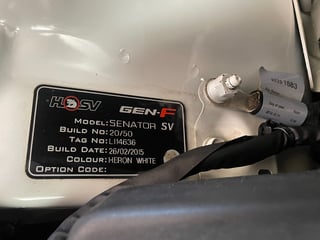 2015 HSV VF GEN-F Senator SV Build No. 20/50