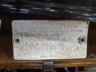 1970 HG GTS Monaro - 308 V8 4 Speed Manual