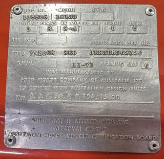 1971 Ford Falcon XY GT Replica - Vermilion Fire