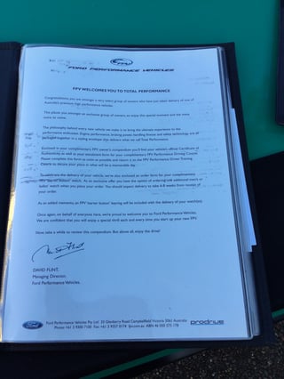 2003 BA FPV GT Falcon - 25,055 km