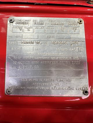 1970 Ford Falcon XY GT - Track Red