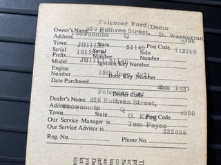 1971 Ford Falcon XY Futura