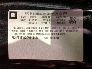 2011 Chev Camaro RS 45th Anniversary