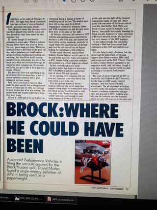 APV 1987 VL Holden Calais 4.9L V8