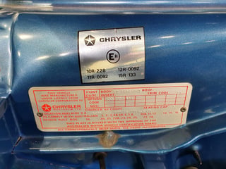 1975 Chrysler VJ Valiant Charger XL Sports Pack - 29,208km 