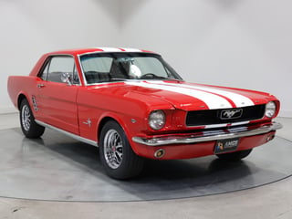 1966 Ford Mustang Coupe 289ci LHD- Candy Apple Red