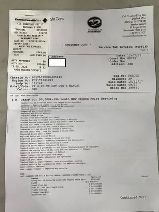 2017 HSV GTSR - Delivery kms - Spitfire Green