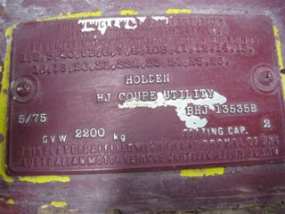 HJ Sandman Ute 4.2L V8