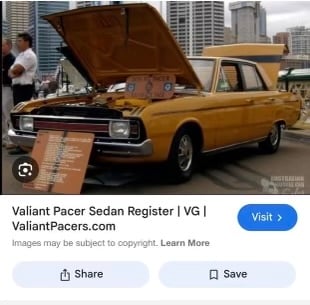 1970 Chrysler Valiant VG Pacer E31 Big Tank