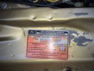 1986 XF Fairmont Ghia