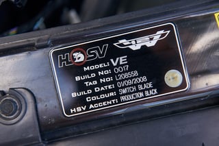 2008 HSV W427 Build No. 17 of 137 - 2,586 km