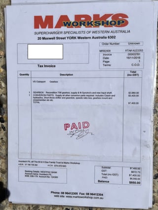 1996 HSV VS Clubsport - Build No.1289