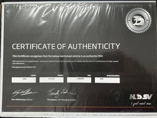 1992 HSV VP GTS Build No 048 - Anthracite