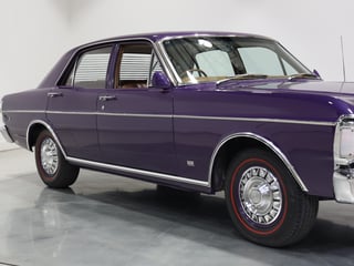 1971 Ford XY Falcon 500 6cyl Top Loader - Wild Violet Sunroof