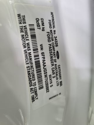 2007 FPV BFII Falcon GT Cobra No.163