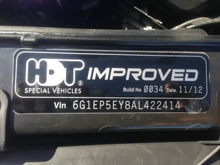 VE SSV Brock Commodore #34